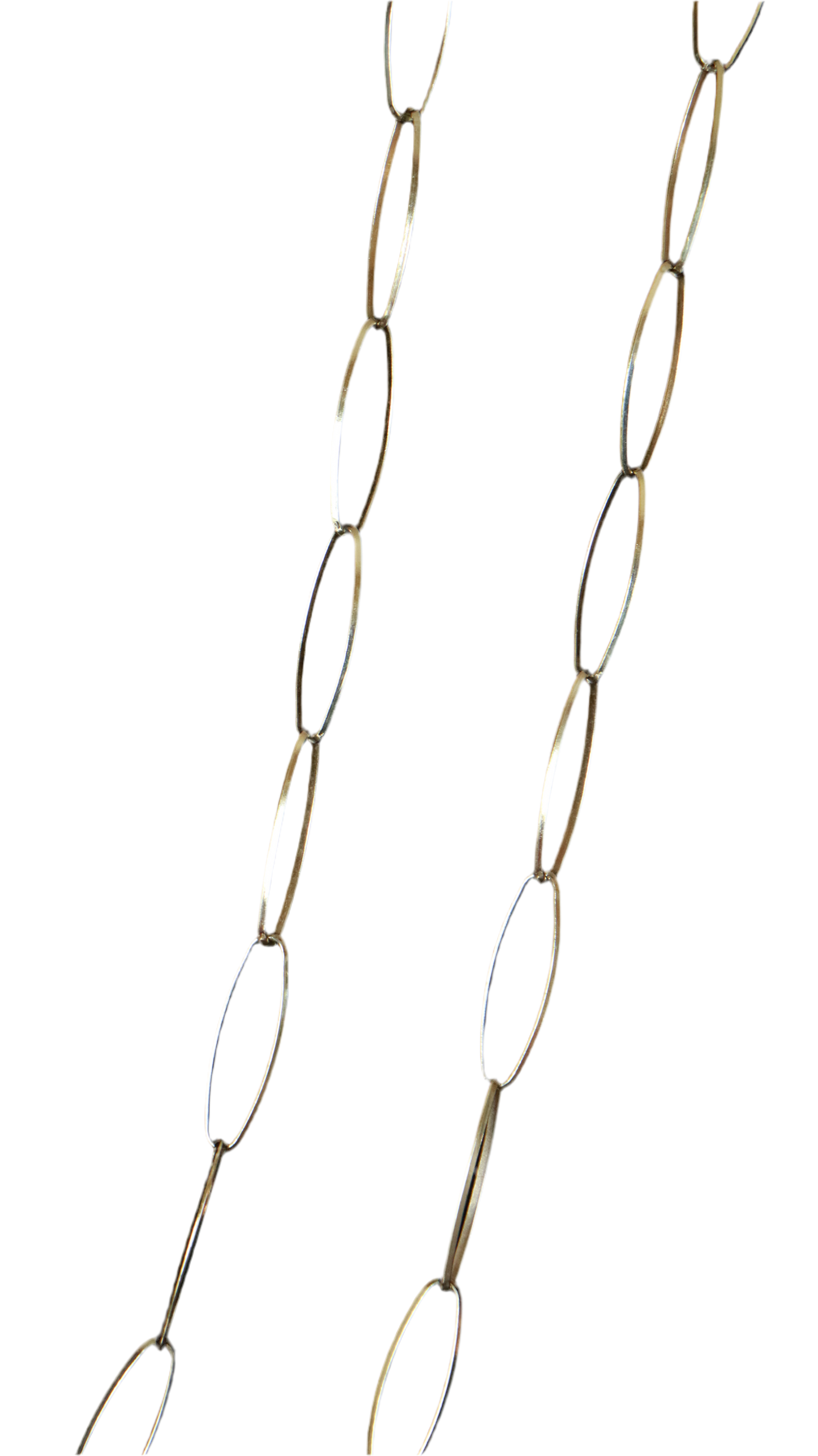 Italian Gold-Plated Sterling Silver Paperclip Chain Necklace