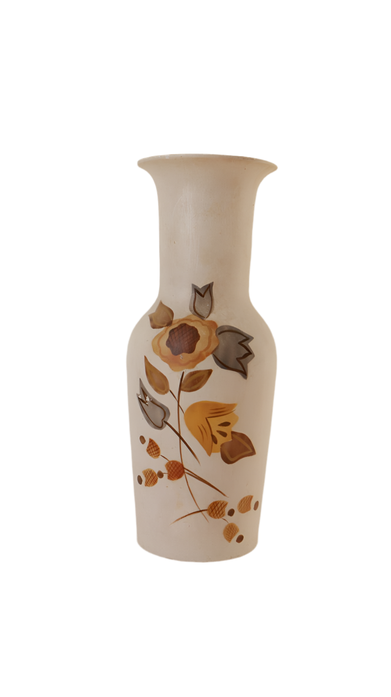 Vintage Ellgreave Hand-Painted Floral Vase – Made in England