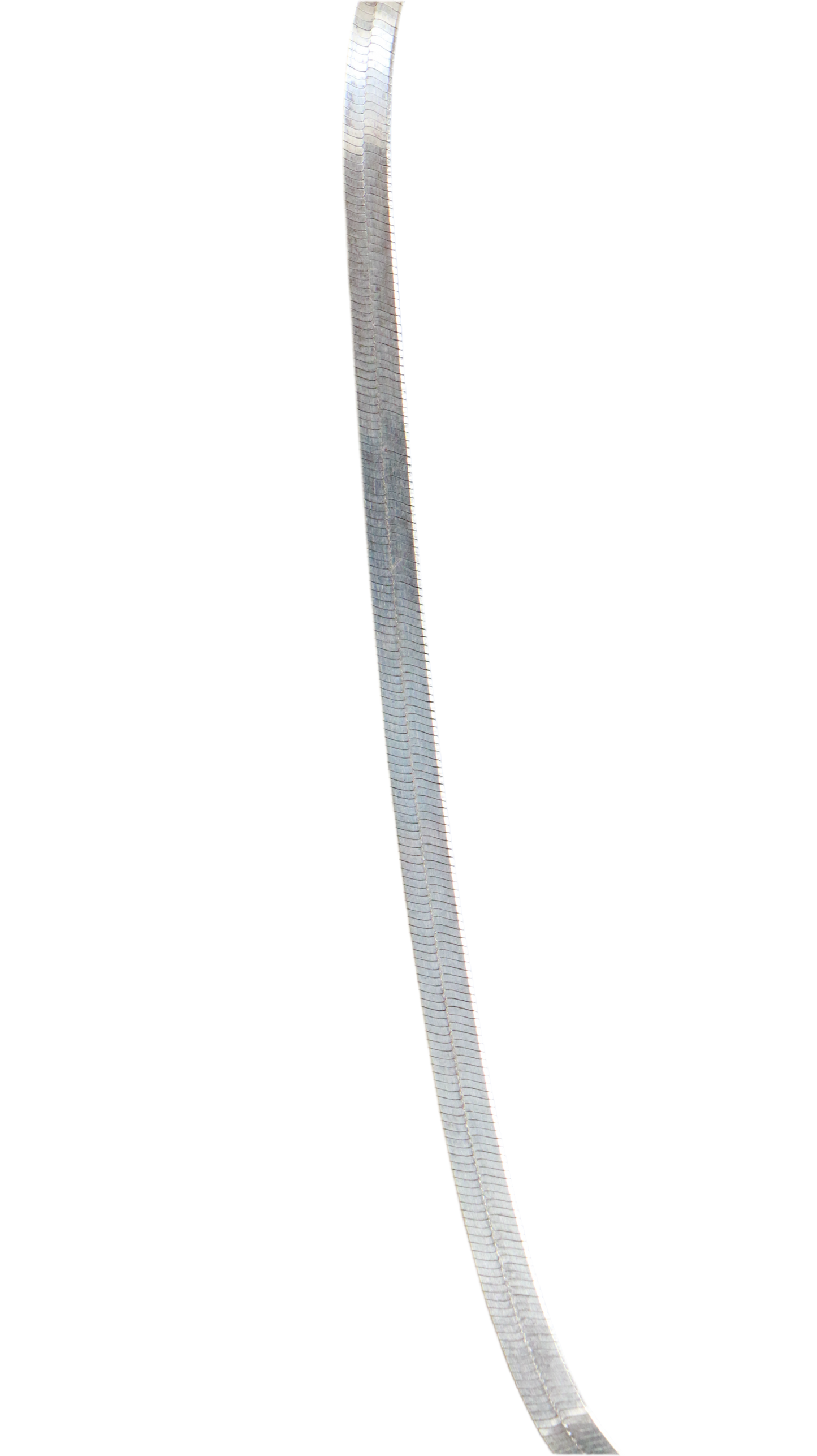 925 Italy Sterling Silver Herringbone Necklace