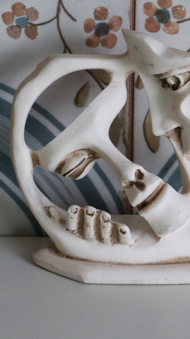 Vintage Abstract Fishbone Sculpture