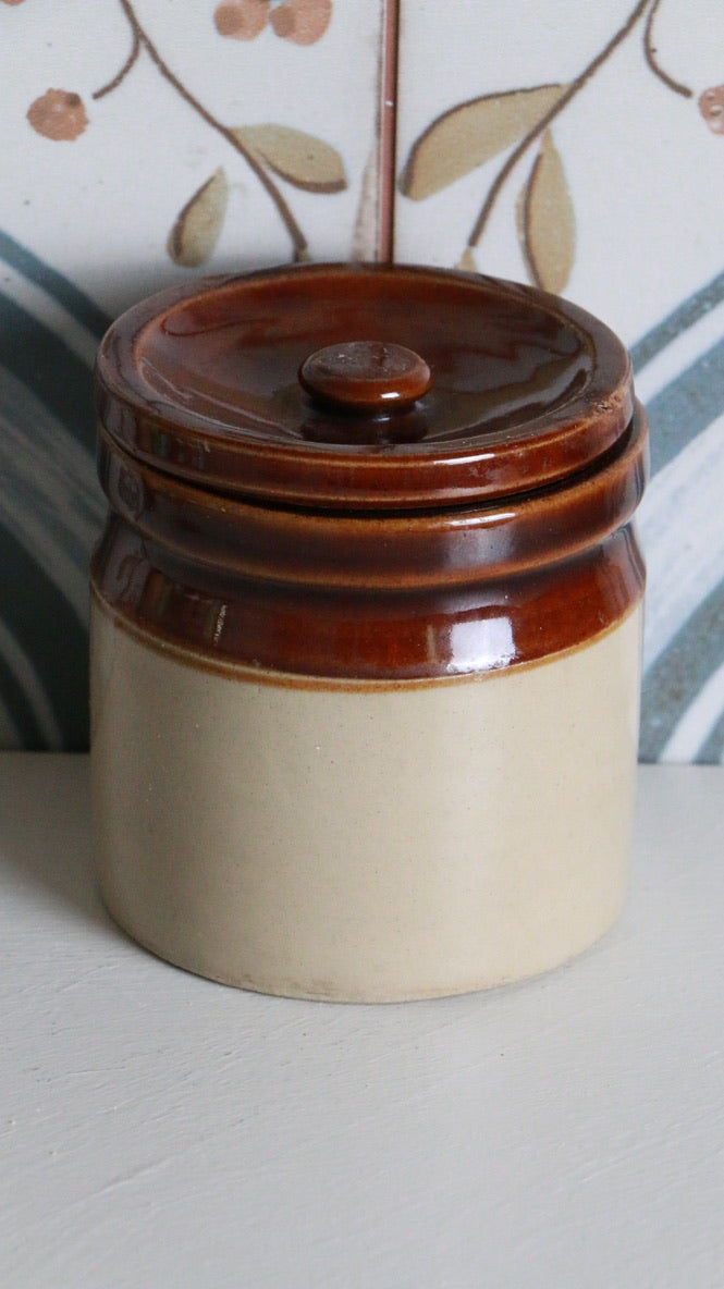 Vintage Pearsons of Chesterfield Lidded Jar