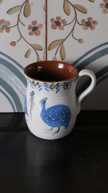 Vintage Hand Painted Earthenware Mug