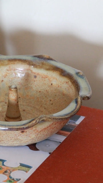 Nichols Pottery Stoneware Ring Holder Dish