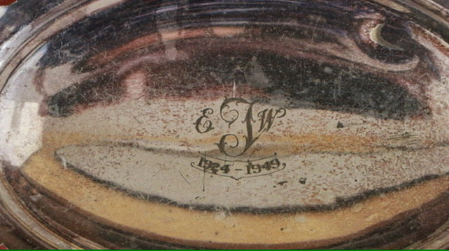 Vintage Silver-Plated Pierced Dish with Handles (EJW 1844–1949)