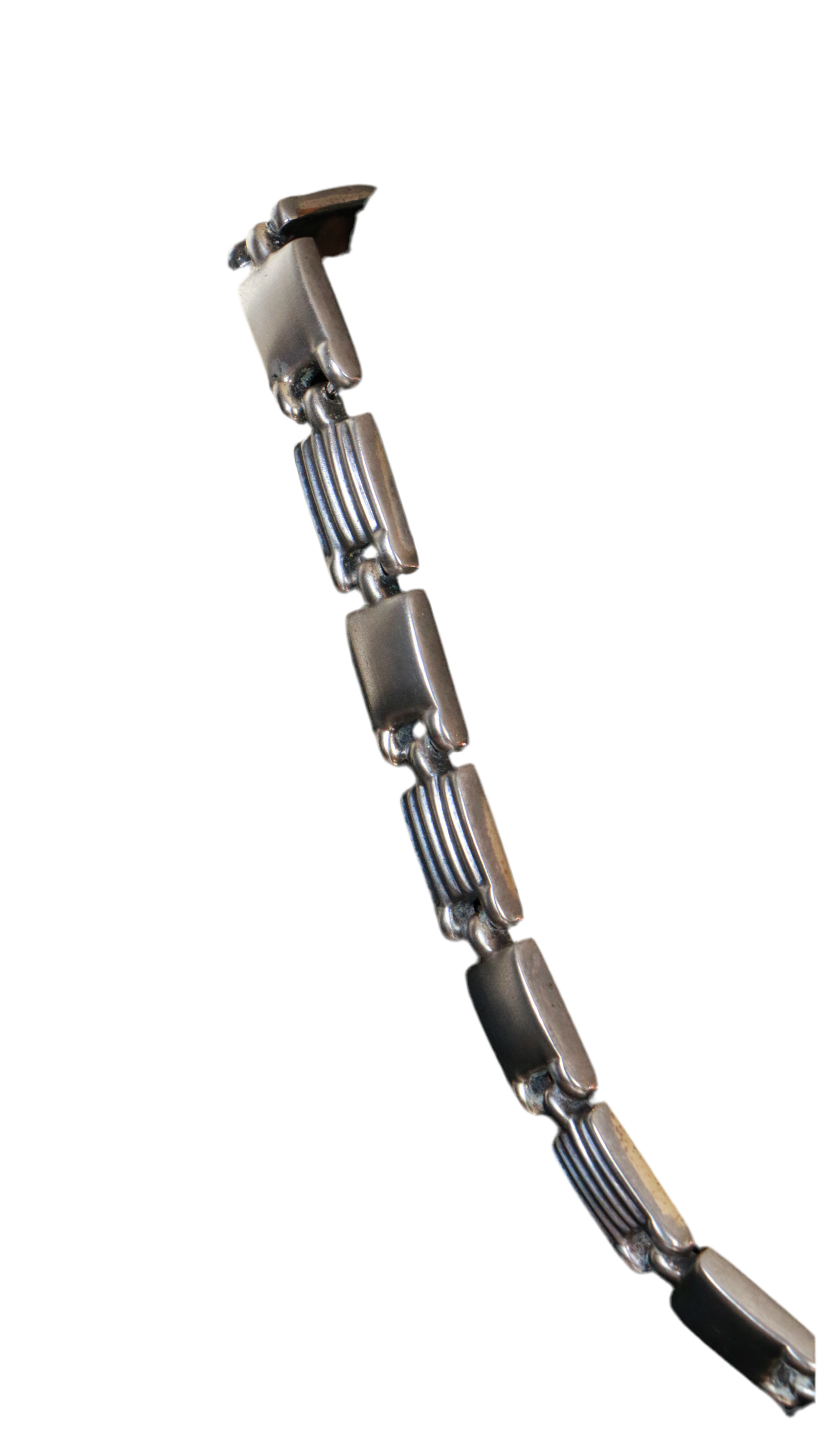 Vintage Italian 925 Sterling Silver Link Necklace