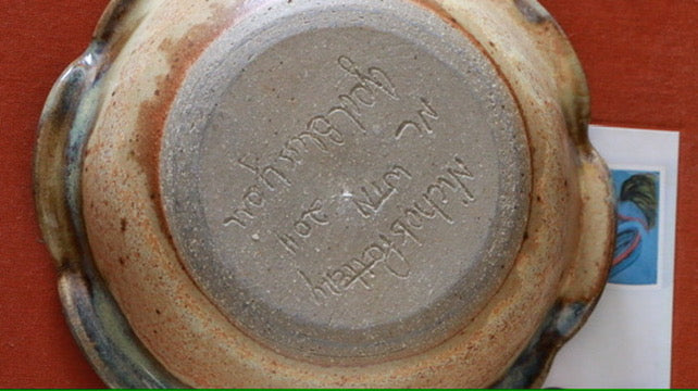 Nichols Pottery Stoneware Ring Holder Dish