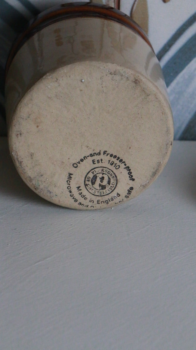 Vintage Pearsons of Chesterfield Lidded Jar