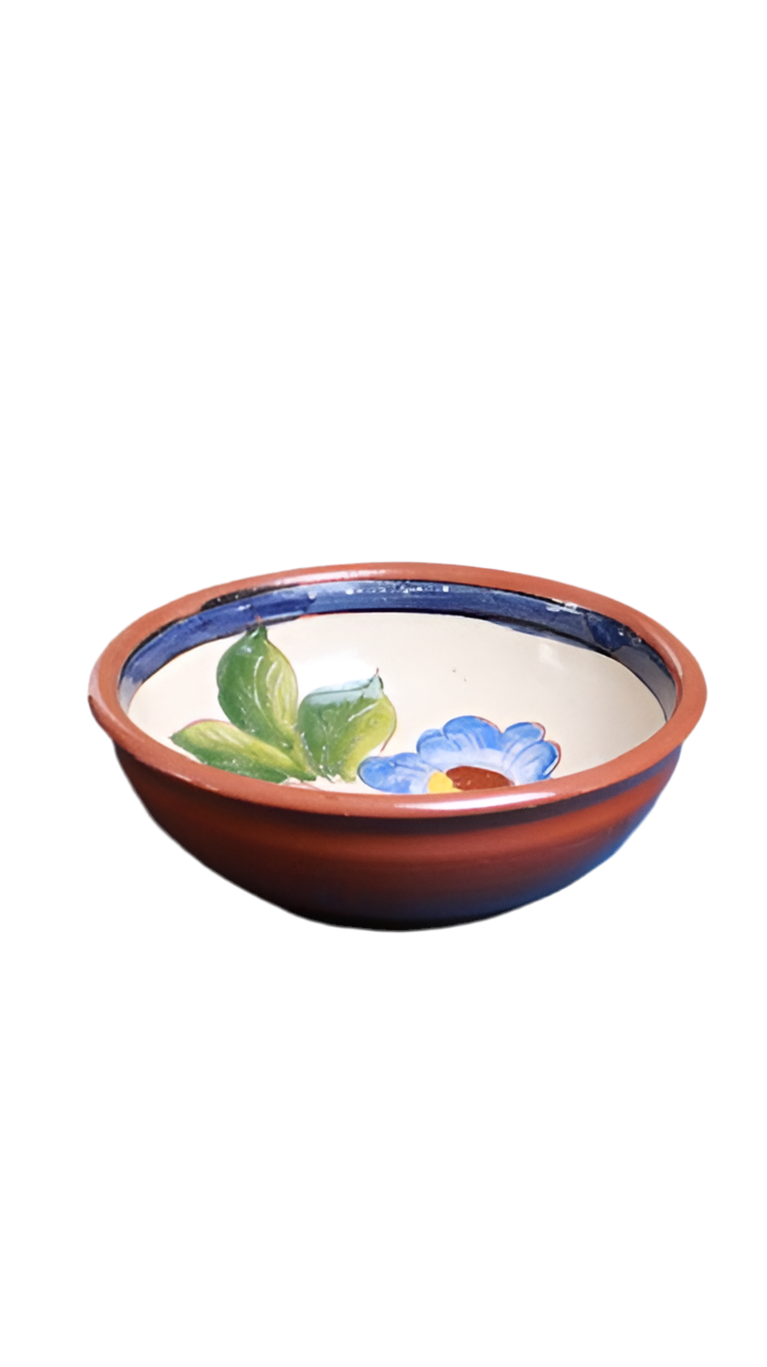 Handmade Signed Olaria Cristo Portugal Pottery Bowl – São Pedro do Corval
