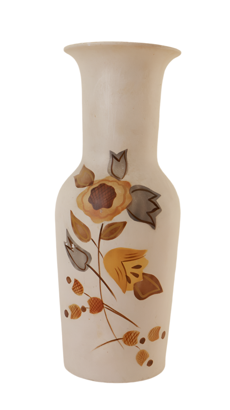 Vintage Ellgreave Hand-Painted Floral Vase – Made in England