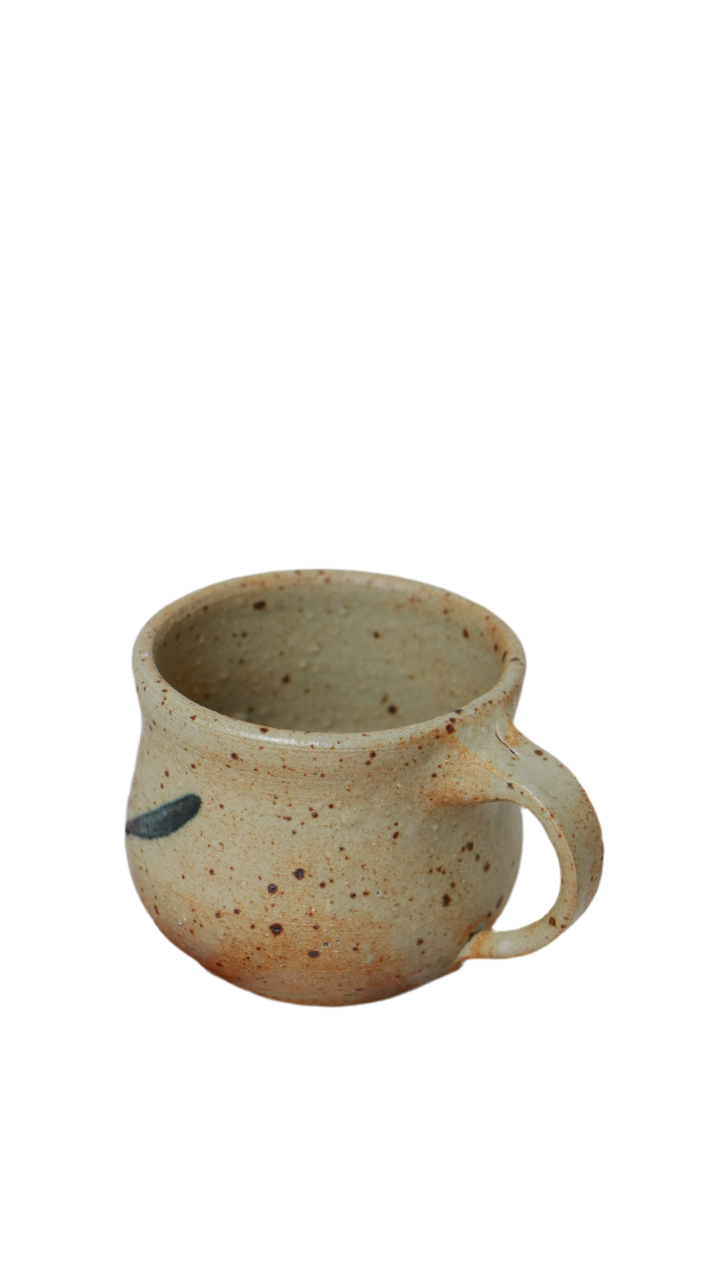 Vintage Hand-Painted Stoneware Mug