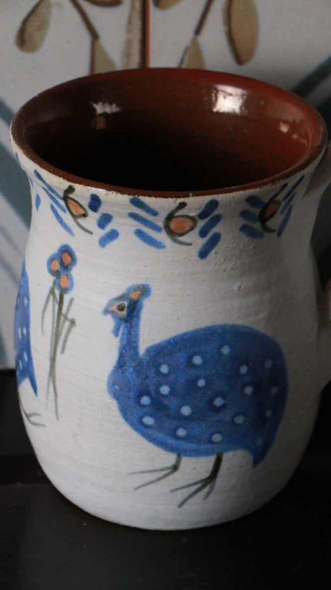 Vintage Hand Painted Earthenware Mug