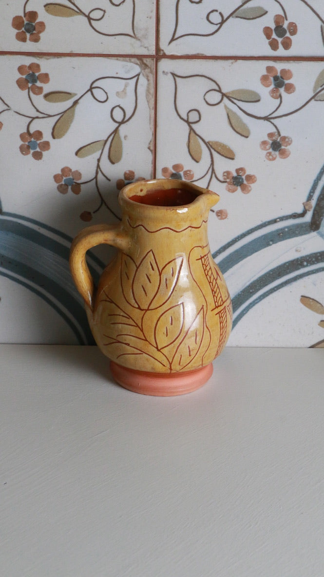 Colonial Williamsburg Red Slipware Pitcher Creamer