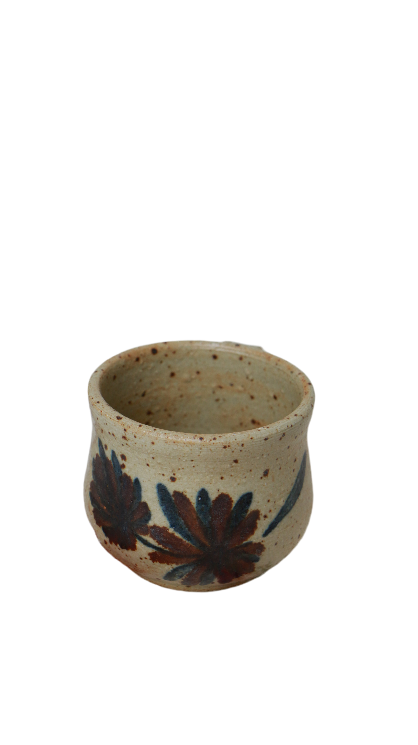 Vintage Hand-Painted Stoneware Mug