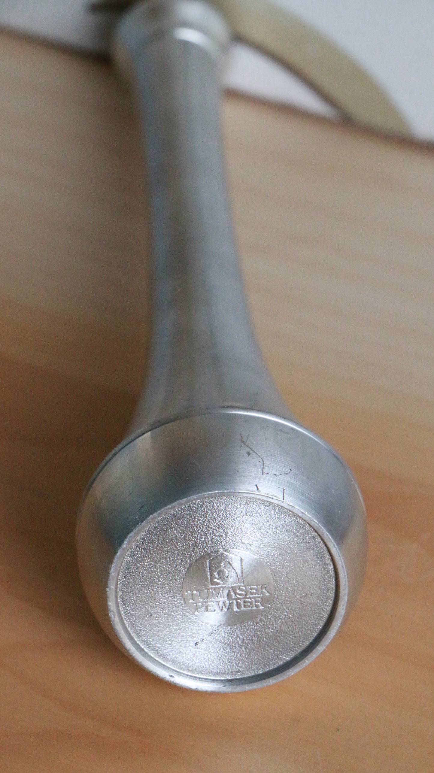 Vintage Pewter Bud Vase – Tumasek Pewter, Singapore