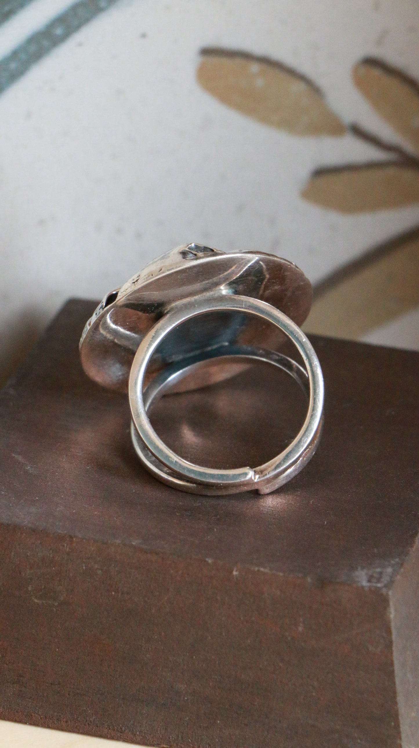 Vintage Sculptural Sterling Silver Statement Ring