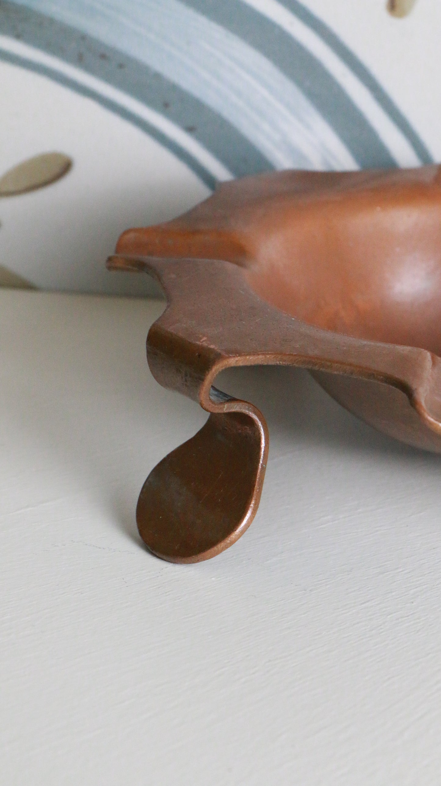 MARRAKESH EDIT - Vintage Mid-Century Sculptural Copper Ashtray