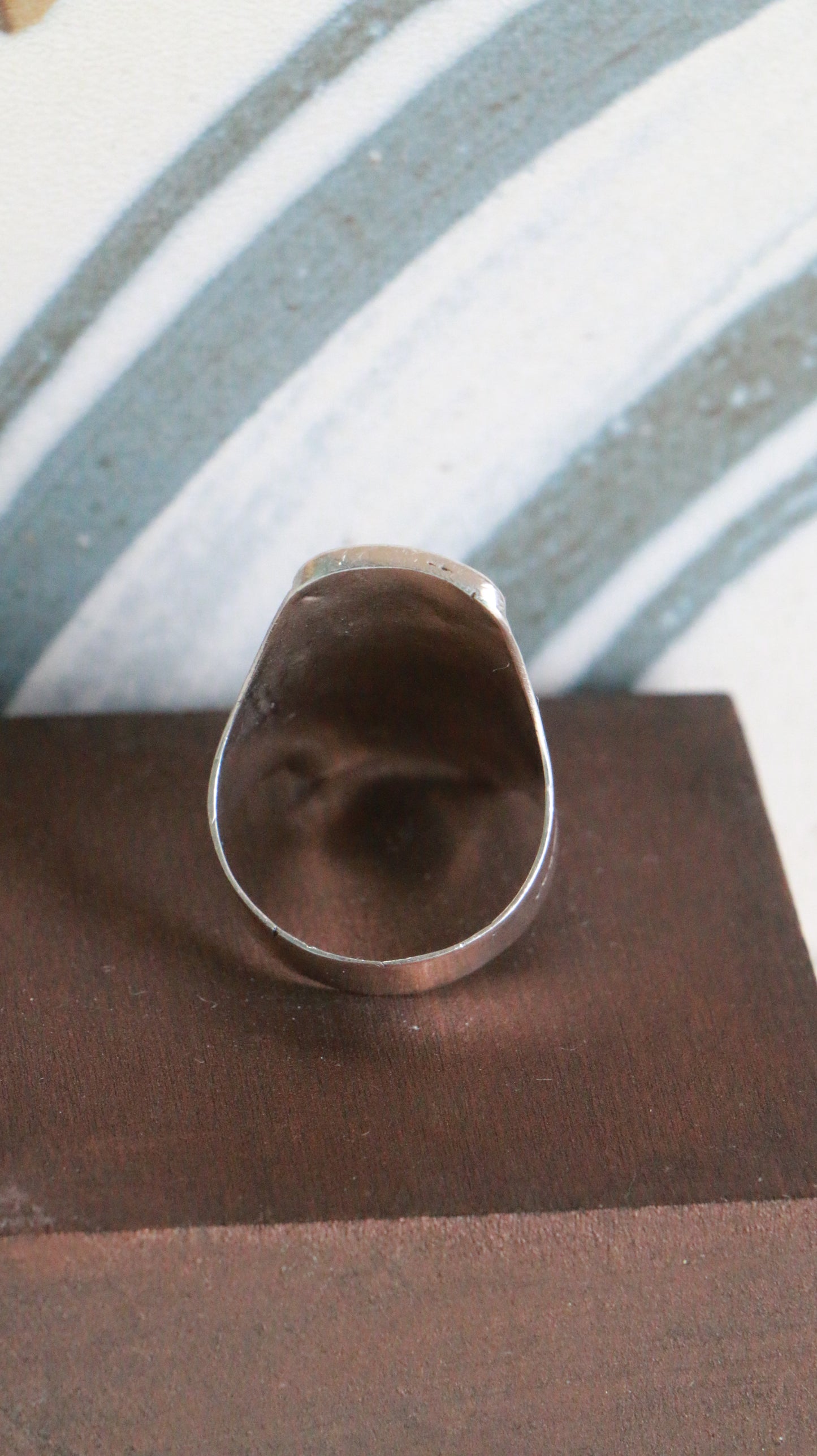 MARRAKESH EDIT - Vintage Moroccan Tuareg Long Engraved Sterling Silver Ring