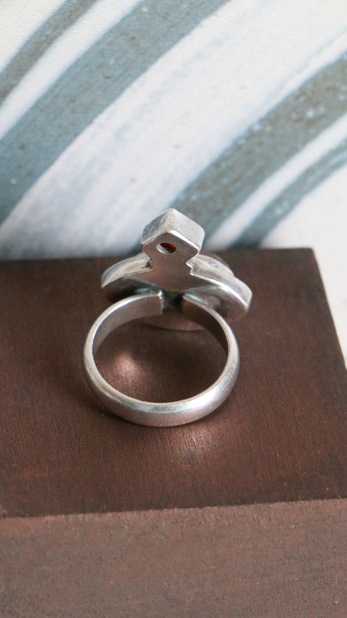 MARRAKESH EDIT - Twin Amber Sterling Silver Ring