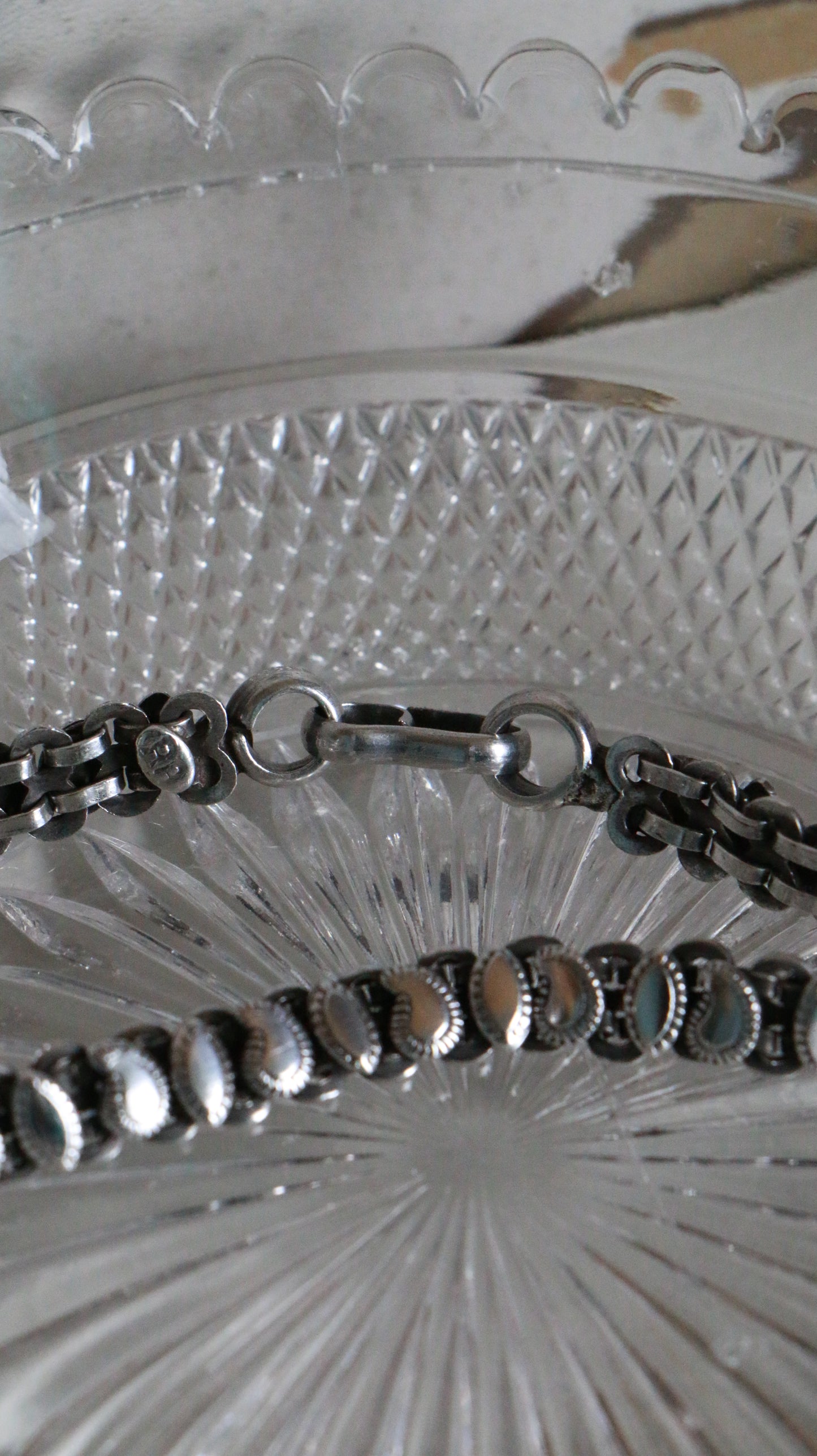 MARRAKESH EDIT - Vintage Signed RA Rajasthan Traditional Indian Sterling Silver Bracelet