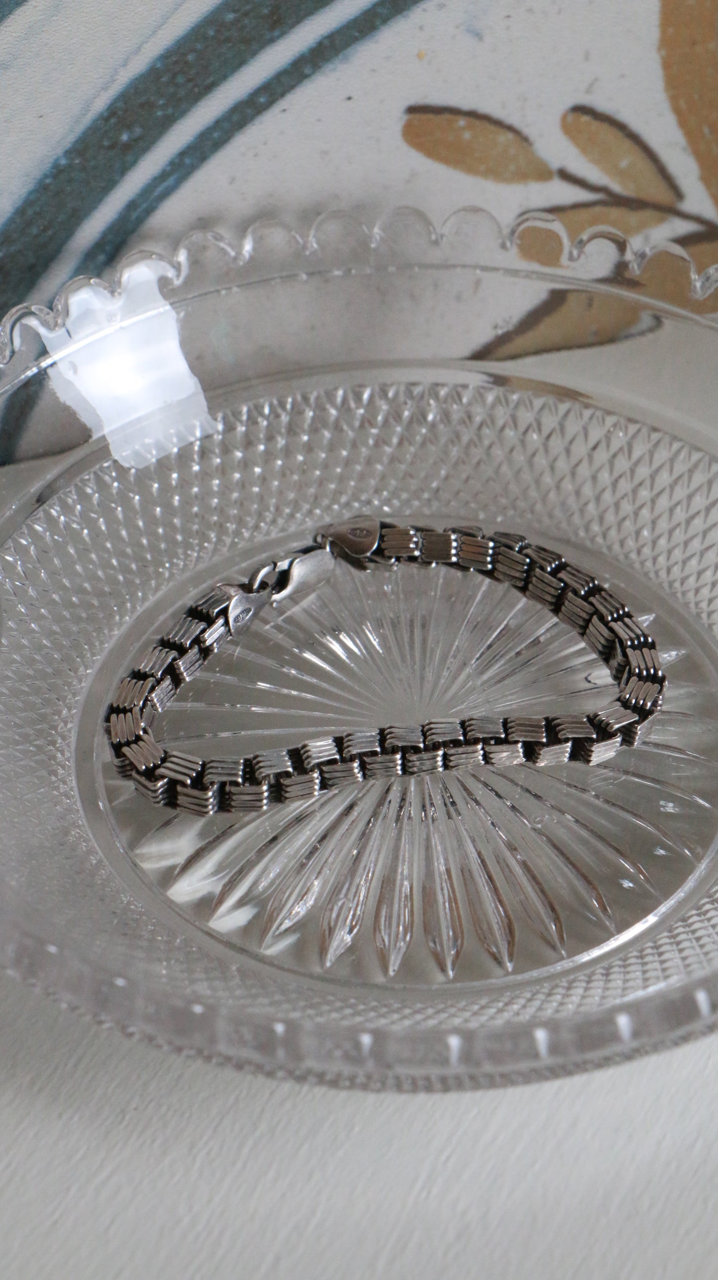 MARRAKESH EDIT - Vintage Italy 925 Sterling Silver Venetian Blinds Bracelet