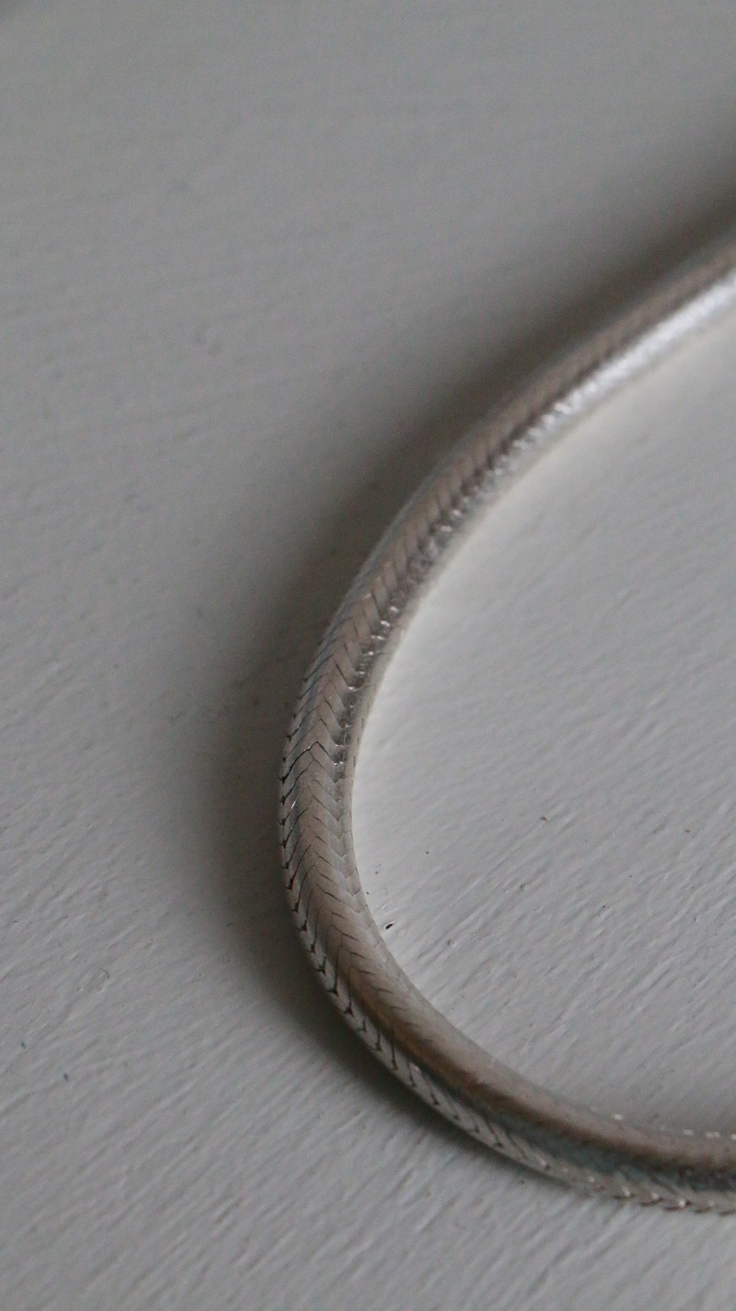 MARRAKESH EDIT - Vintage Indian 4mm Sterling Silver Snake Chain Necklace