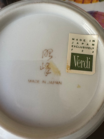 Japanese Hand-Painted Utsuwas Fish Ceramic Rice Bowl
