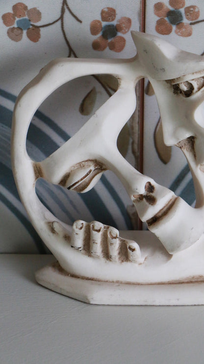 Vintage Abstract Fishbone Sculpture