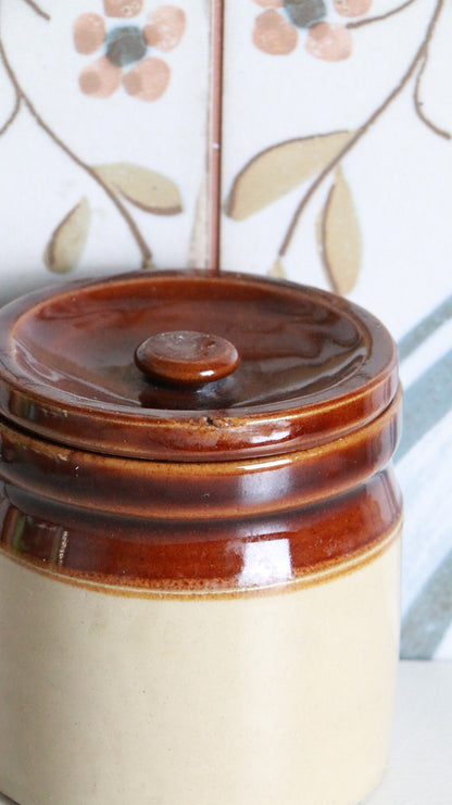 Vintage Pearsons of Chesterfield Lidded Jar