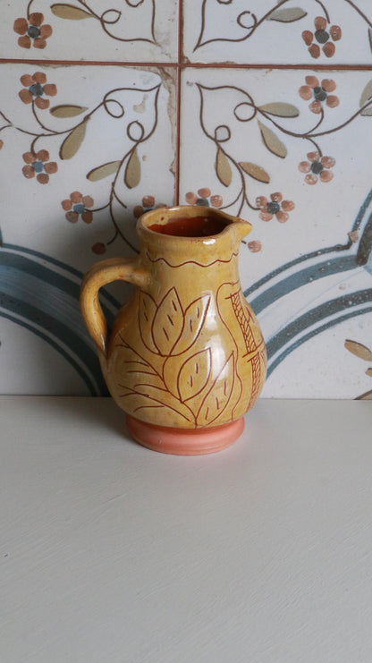 Colonial Williamsburg Red Slipware Pitcher Creamer