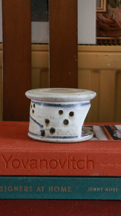 Vintage Rossmore Country Pottery Ceramic Warmer Stand