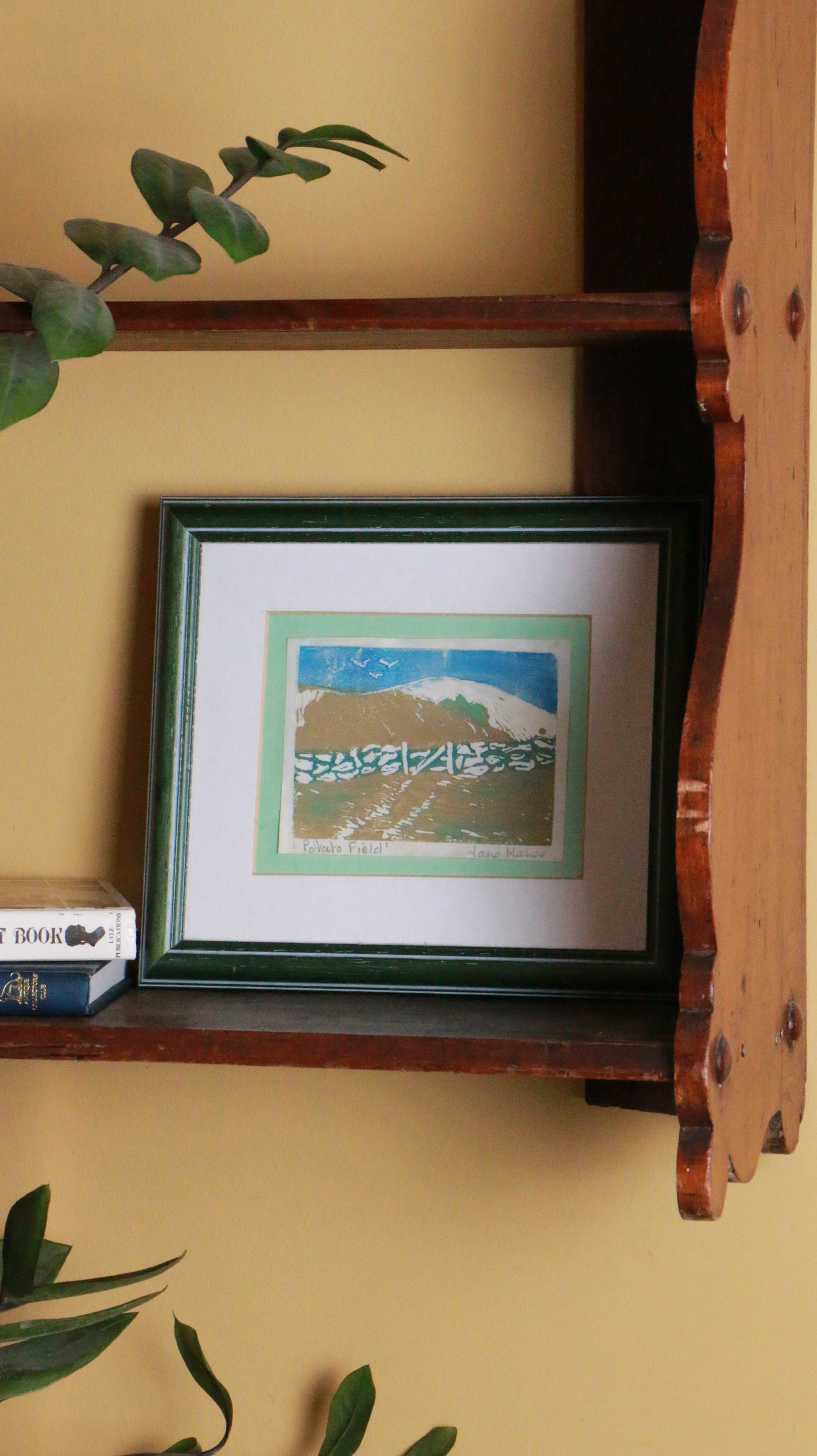 Signed Jane Maher Art Piece - ‘Potato Field’