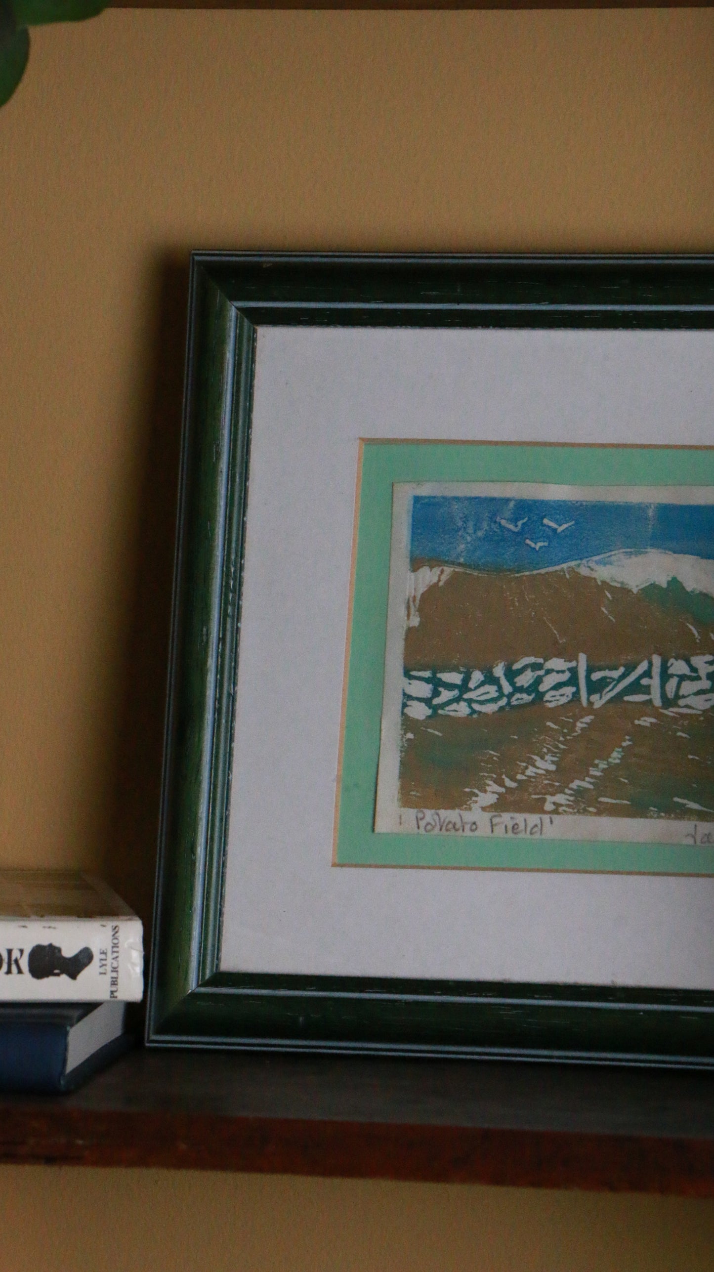 Signed Jane Maher Art Piece - ‘Potato Field’