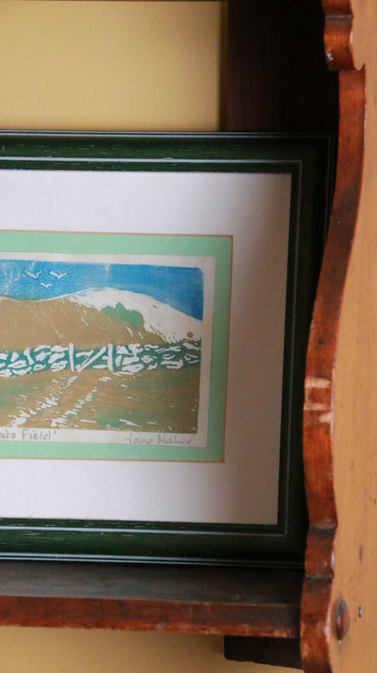 Signed Jane Maher Art Piece - ‘Potato Field’