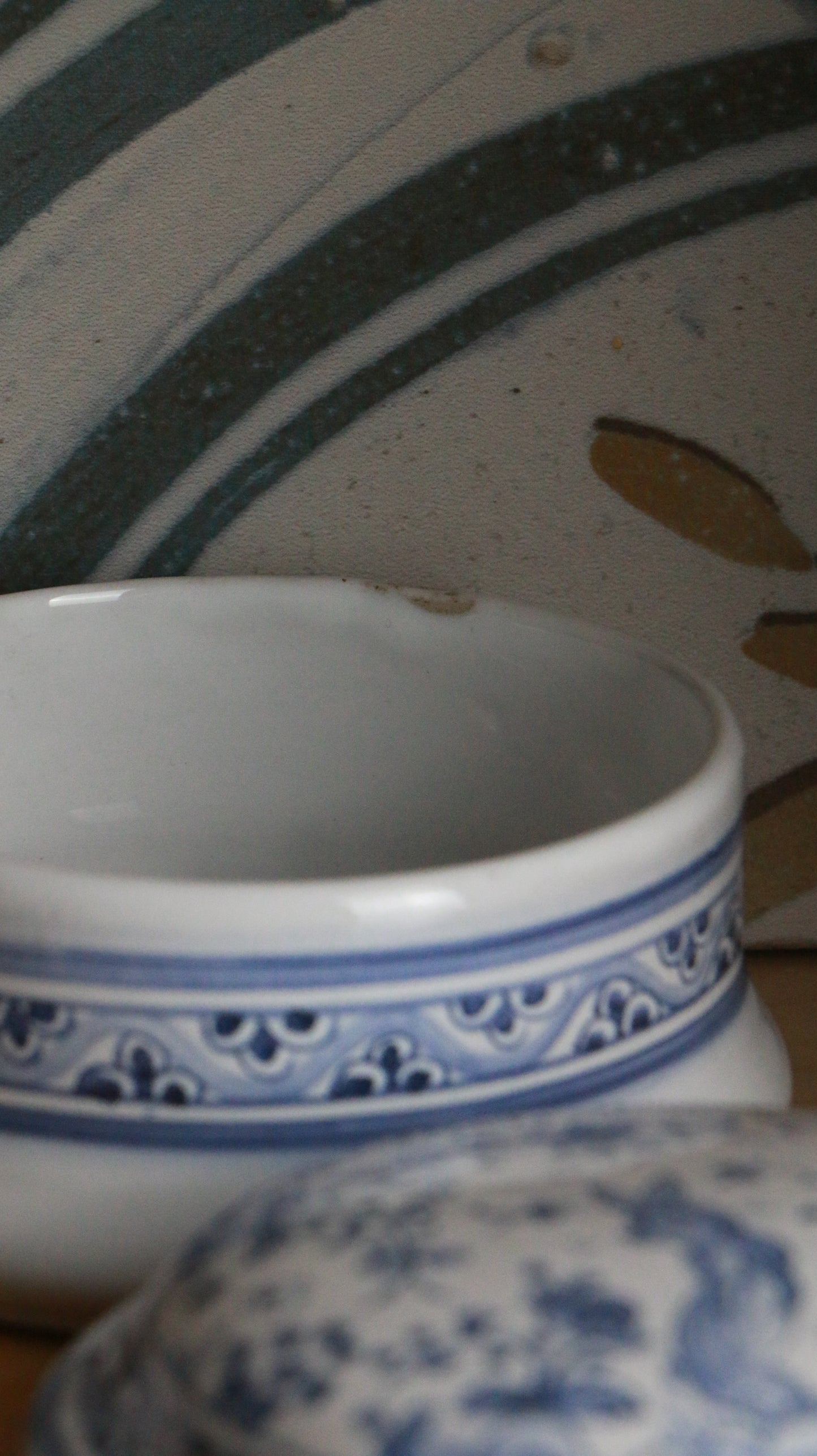 Pair of Hand-Painted Blue & White Lidded Portuguese Ceramic Boxes – Conimbriga, Séc. XVII
