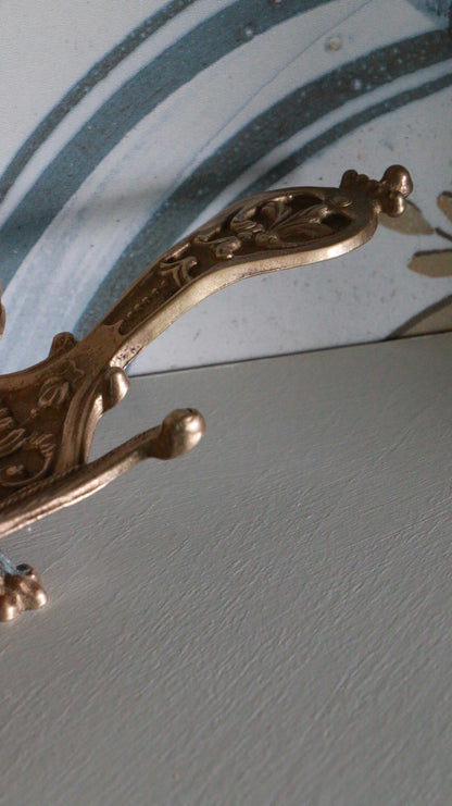 MARRAKESH EDIT - Vintage Brass Peacock Candle Holder