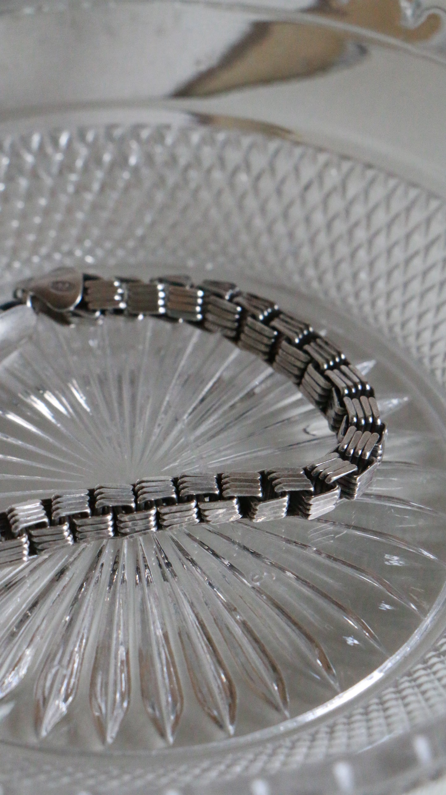 MARRAKESH EDIT - Vintage Italy 925 Sterling Silver Venetian Blinds Bracelet